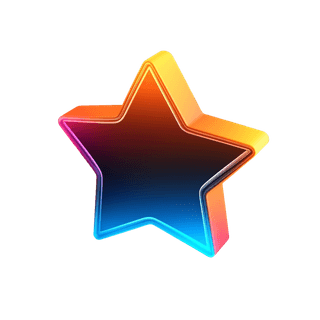 Star rating icon showing user trust for a reliable crypto platform